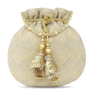 2845 Potli Bags Gift Evening Bag Clutch Ethnic Bride Purse with Drawstring